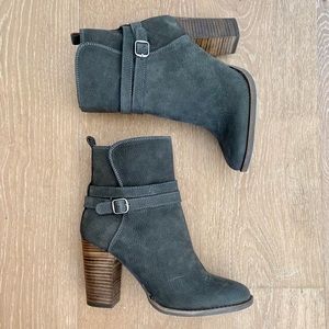Lucky Brand Dark Brown/Gray Booties